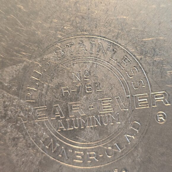 Wear Ever Aluminum Inner Clad Plus Stainless Sauce Pot 1 Qt Made in USA No R-781 - Picture 13 of 15